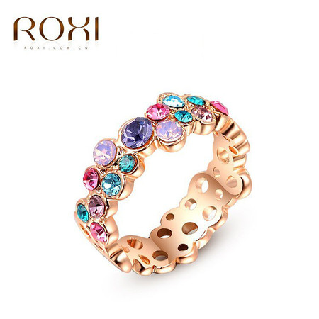 ROMAD ROXI 2010438215b 玫瑰金彩钻指环